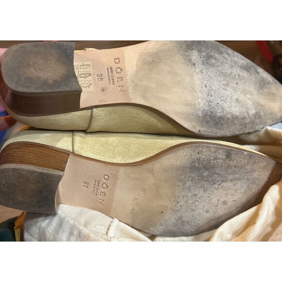 Doen Riviera Boot size 38 Women’s Rare Butter Yellow Tall Riding - Picture 6 of 7